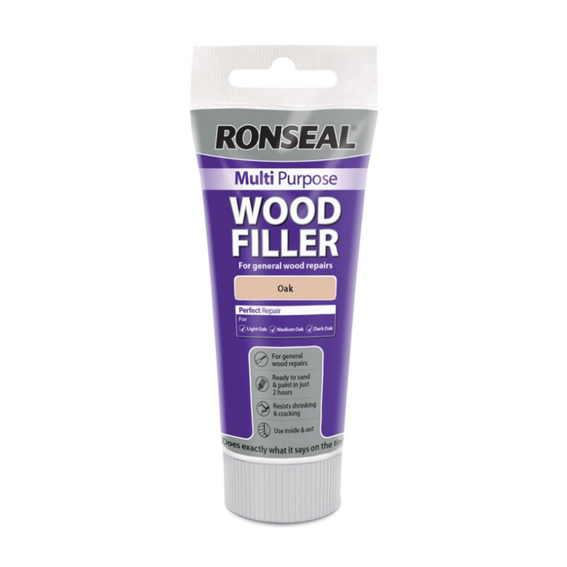 Ronseal Multi Purpose Wood Filler 100g Oak Mahoneys Builders Merchants